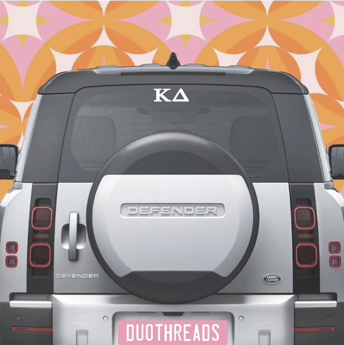 Sorority Car Decal
