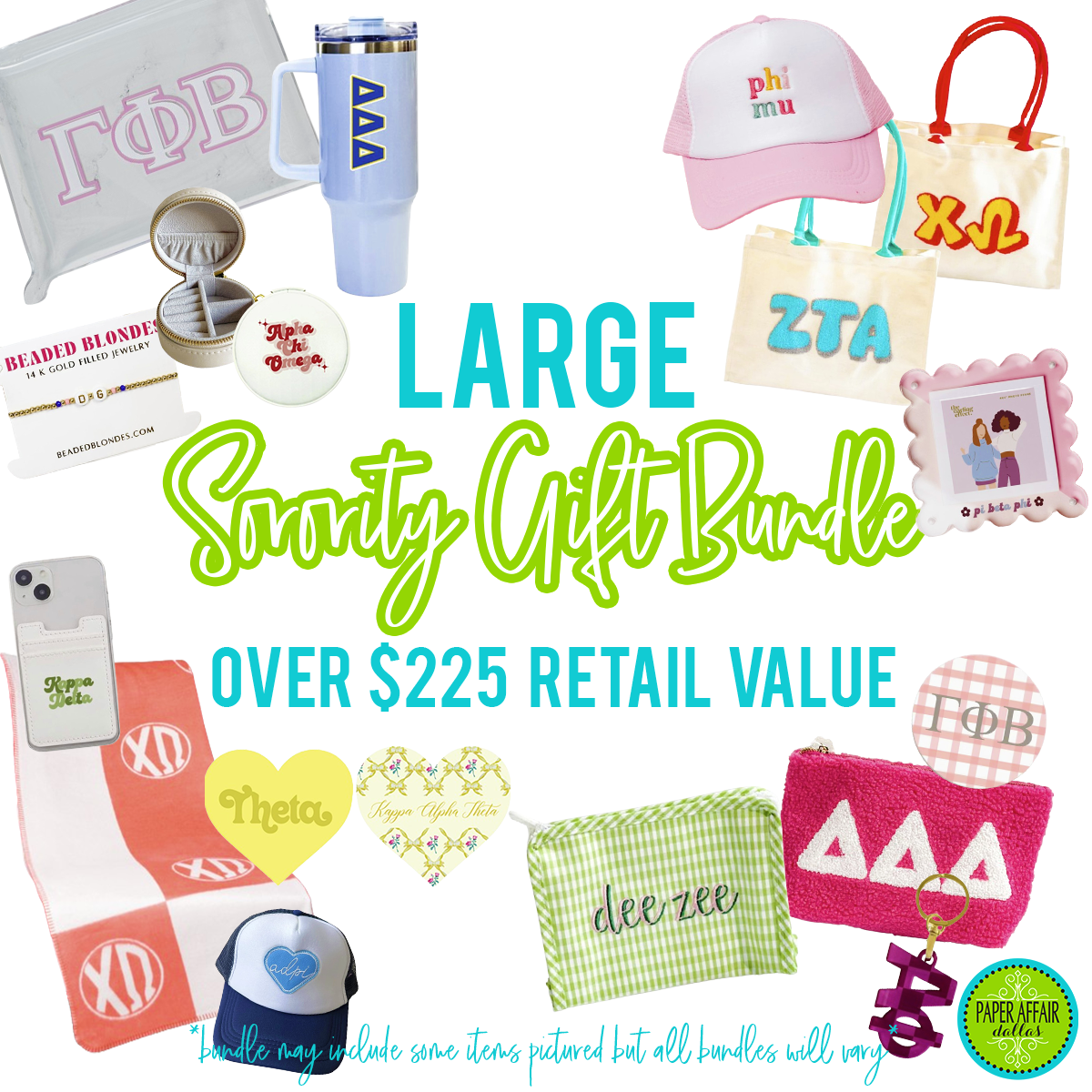 Large Sorority Gift Bundle