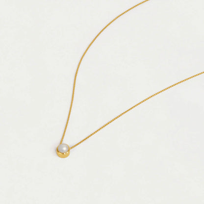 Signature Midi Pendant - Pearl