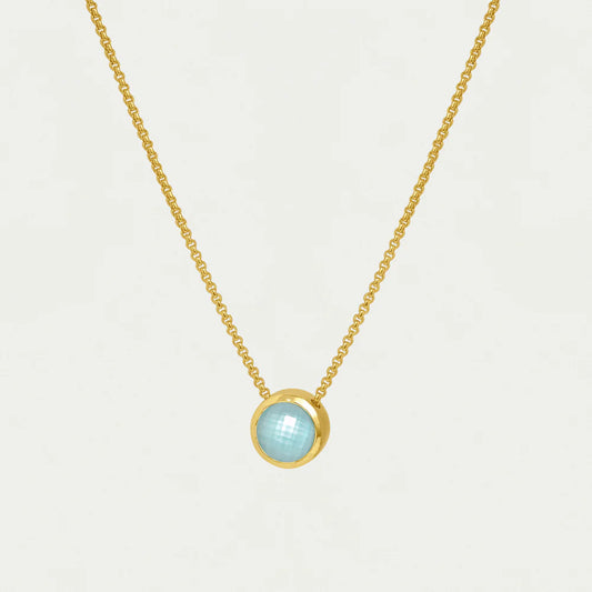 Signature Midi Pendant - Iridescent Sky Blue