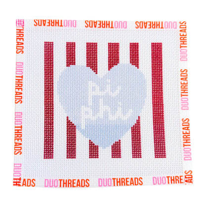 COMING SOON! Sorority Heart Needlepoint Canvas
