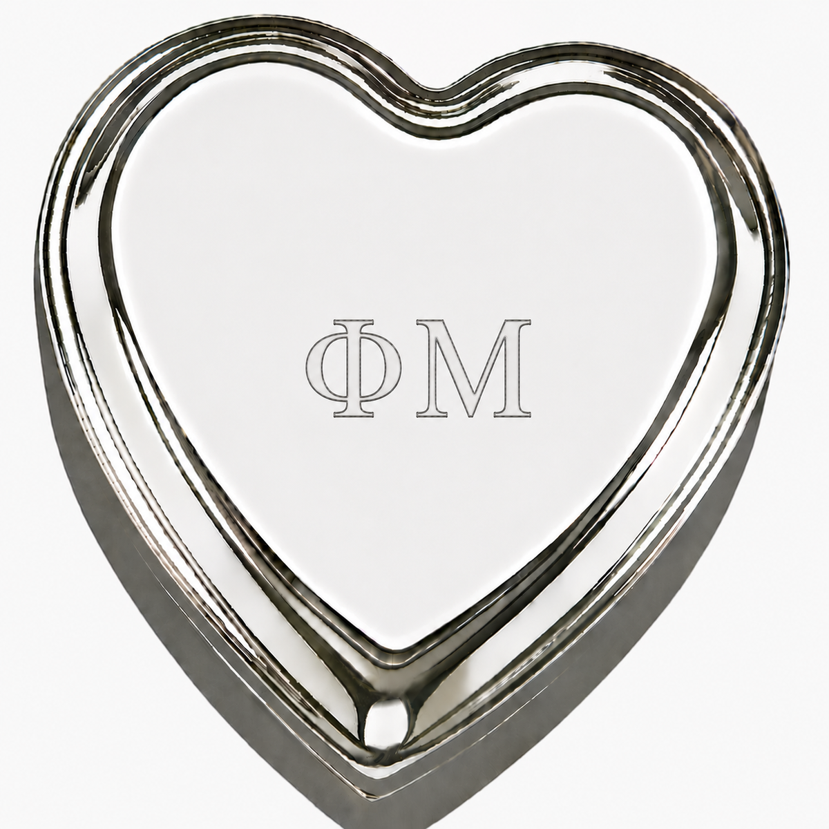 Silver Sorority Pin Box