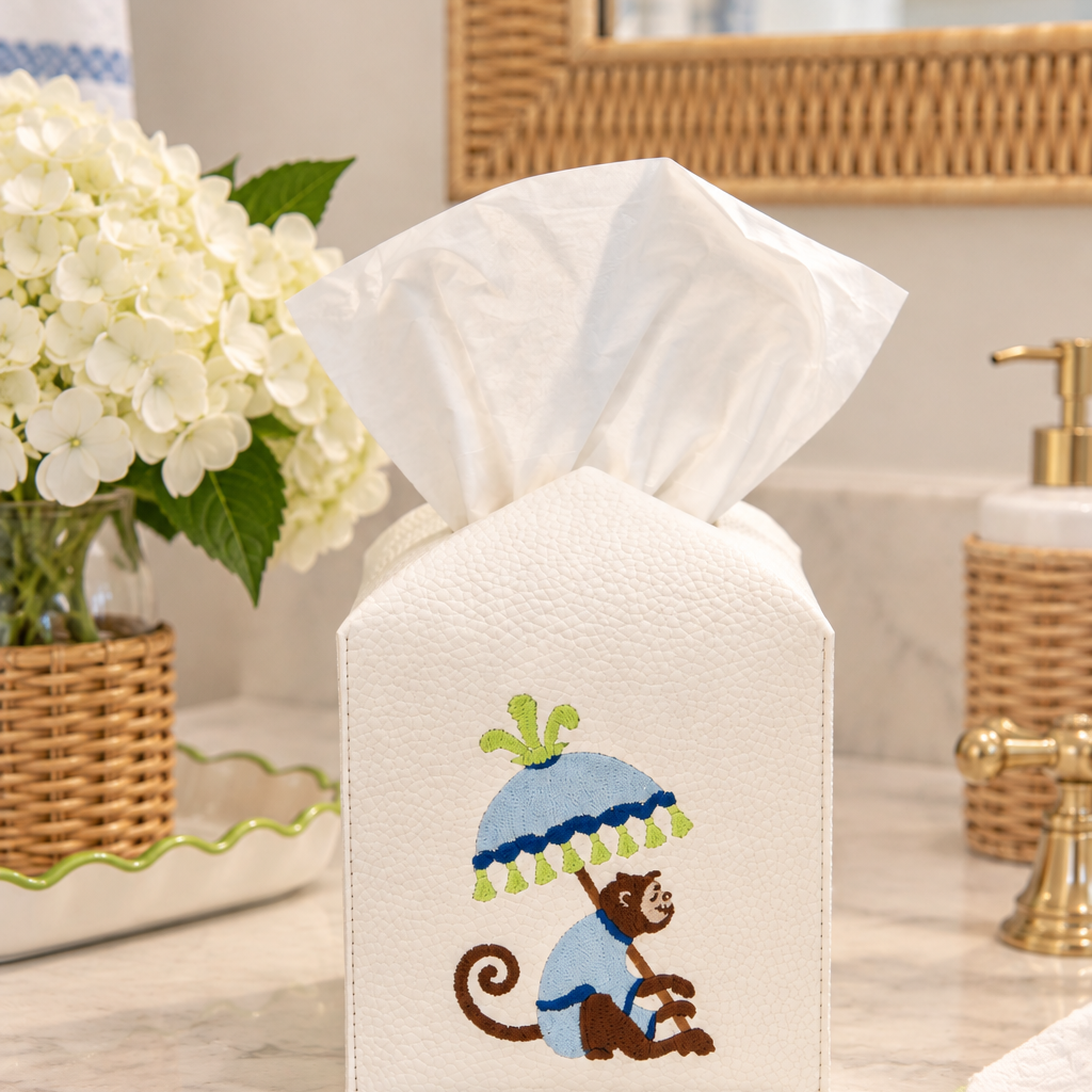 Monkey Business Tissue Box Cover