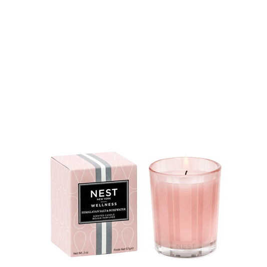 Nest Himalayan Salt & Rosewater Votive Candle (2 oz)