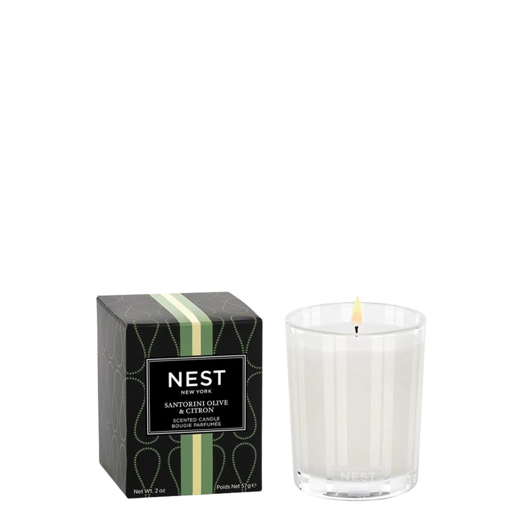 Nest Santorini Olive & Citron Votive Candle (2 oz)