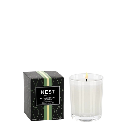 Nest Santorini Olive & Citron Votive Candle (2 oz)