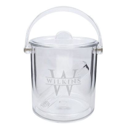 Engraved Acrylic Ice Bucket