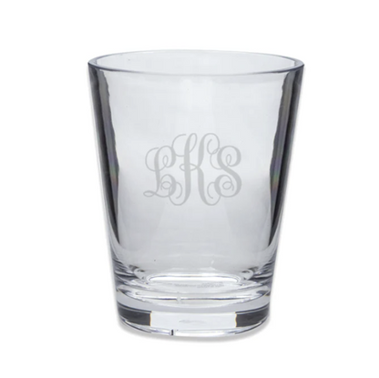 Engraved Acrylic Short Drinking Glass