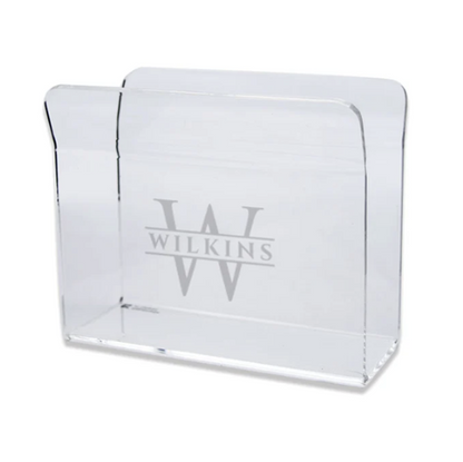 Engraved Acrylic Napkin Holder