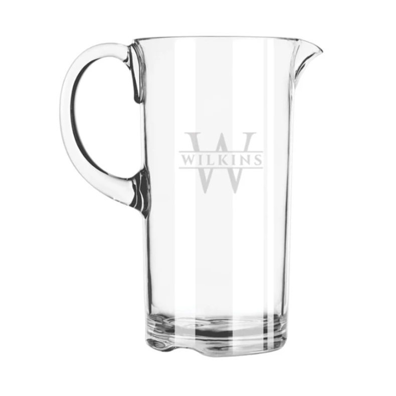 Engraved Acrylic Cocktail Pitcher