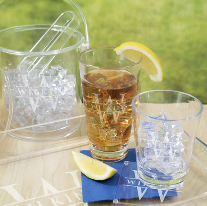 Engraved Acrylic Tall Drinking Glass