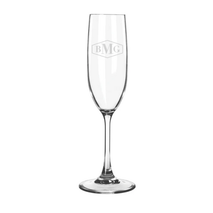 Engraved Acrylic Champagne Flute
