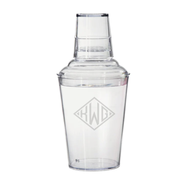 Engraved Acrylic Cocktail Shaker