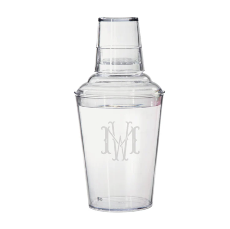 Engraved Acrylic Cocktail Shaker