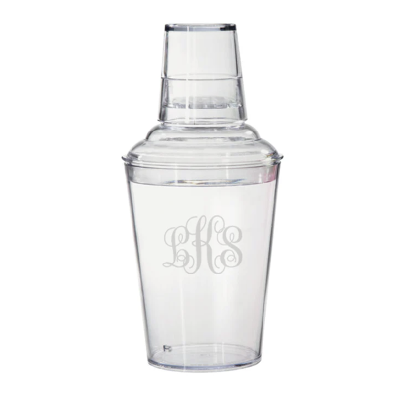 Engraved Acrylic Cocktail Shaker