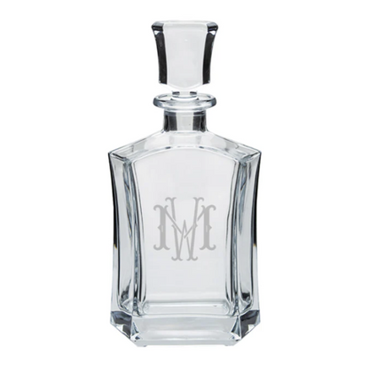 Engraved Gilded Decanter