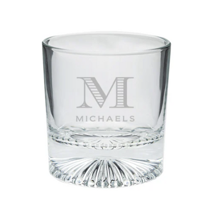 Engraved El Presidente Low Ball Glass