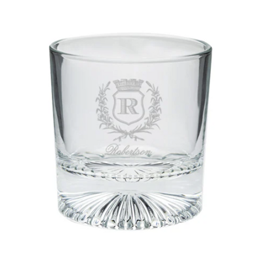 Engraved El Presidente Low Ball Glass