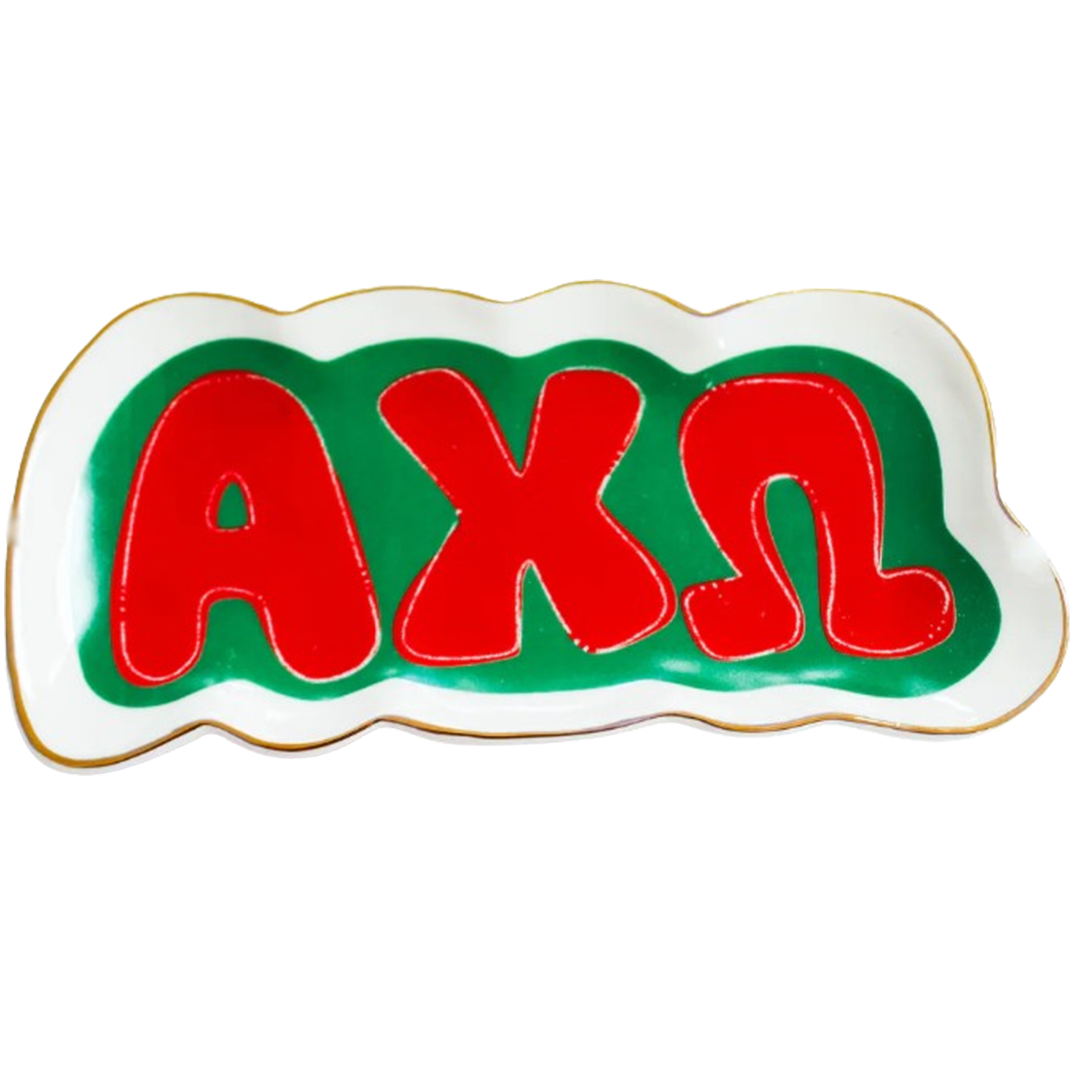 Sorority Letter Trinket Tray