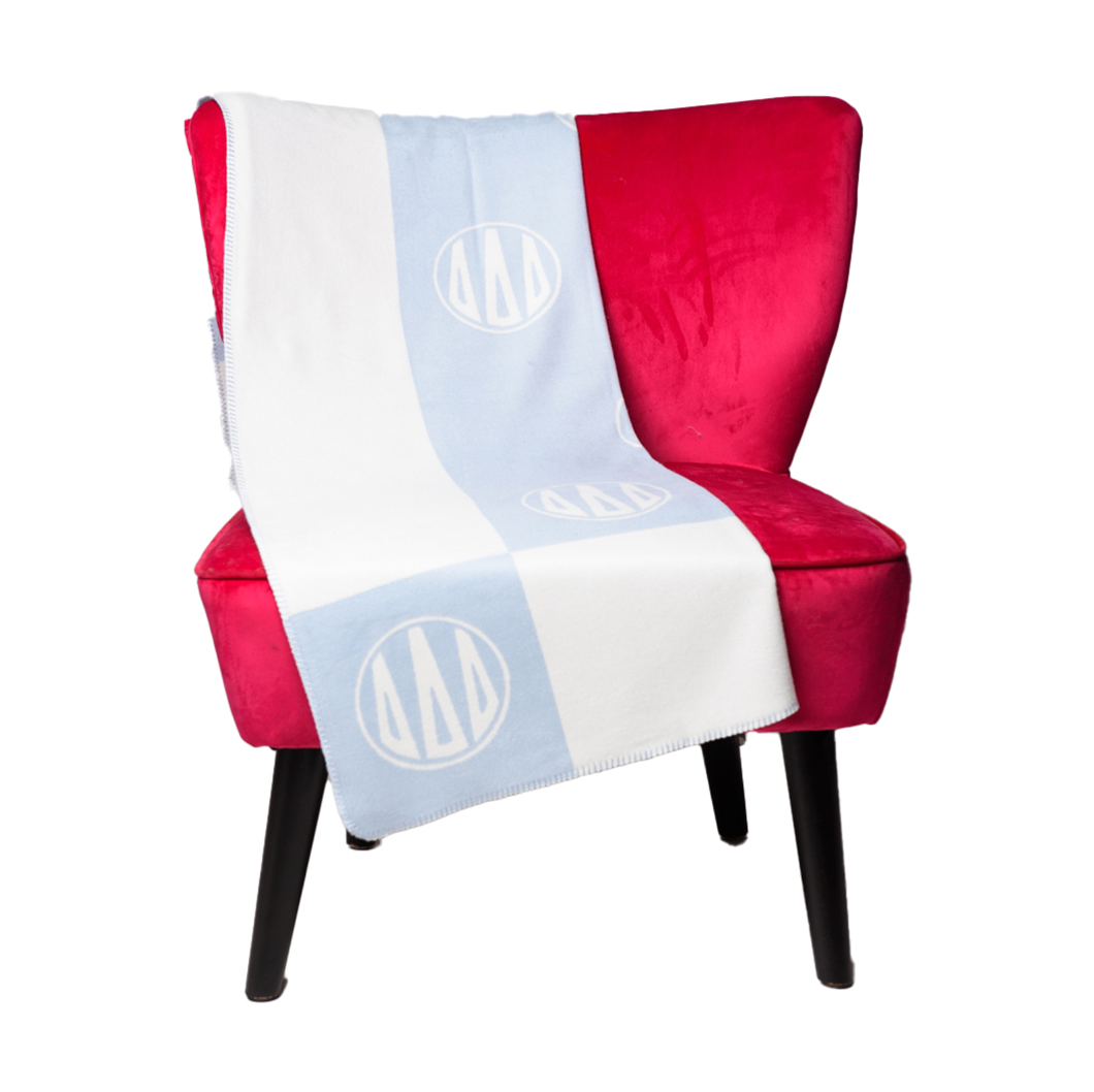 Sorority Circle Monogram Blanket