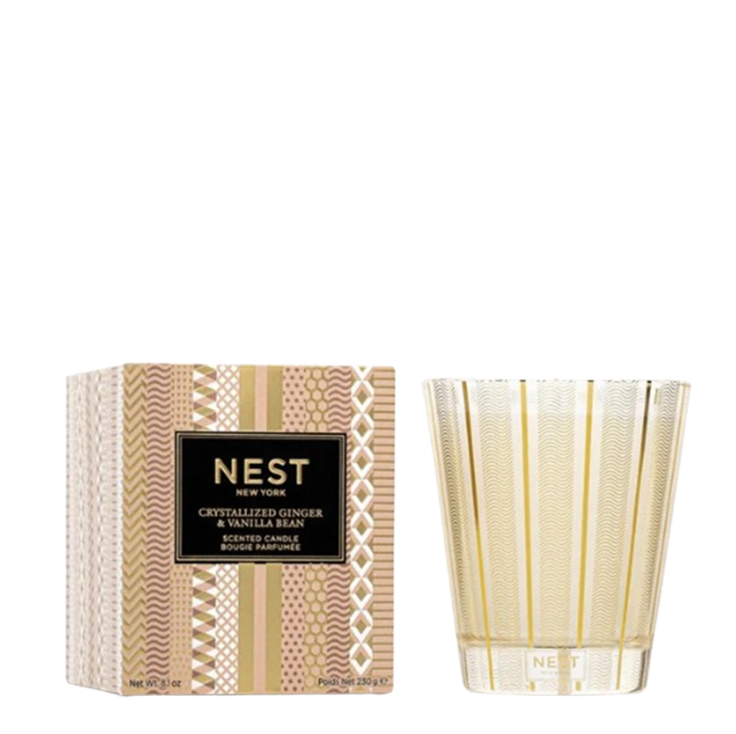 Nest 8.1oz Crystallized Ginger & Vanilla Bean Candle