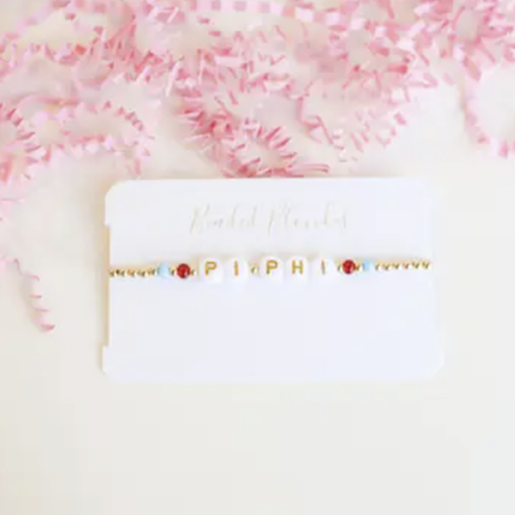 Sorority Beaded Bracelet