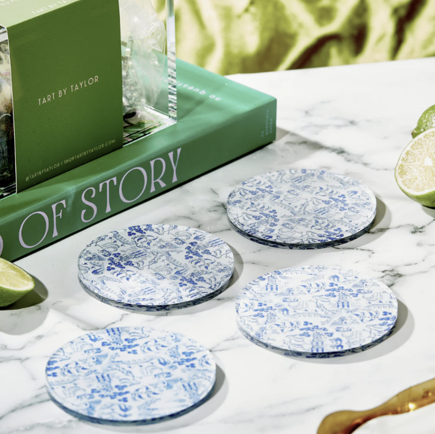 Chinoiserie Boxed Acrylic Coasters