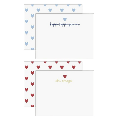 Sorority Heart Flat Notes