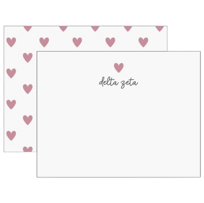 Sorority Heart Flat Notes