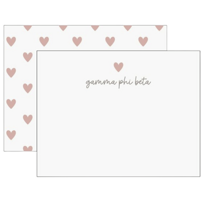 Sorority Heart Flat Notes