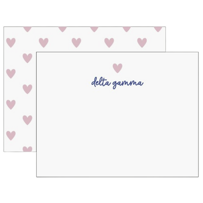 Sorority Heart Flat Notes