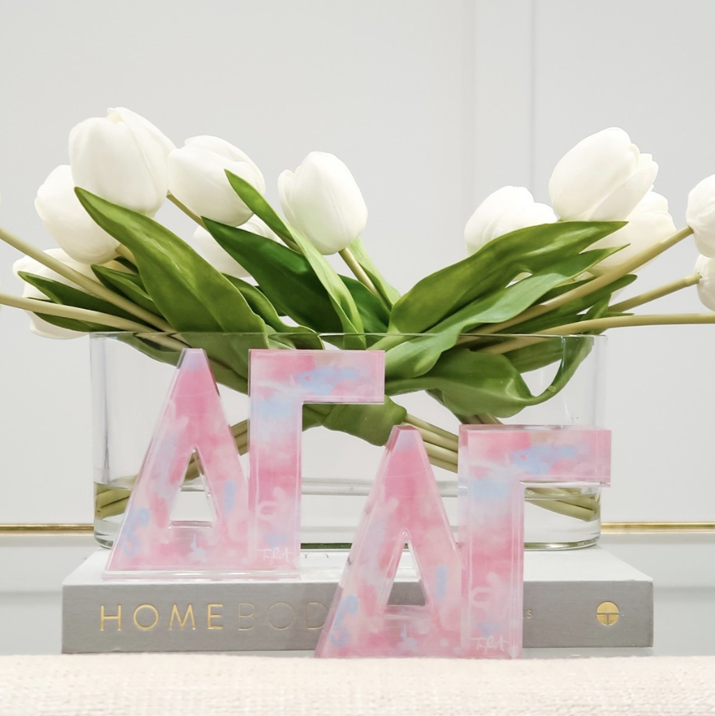 Watercolor Acrylic Greek Letters