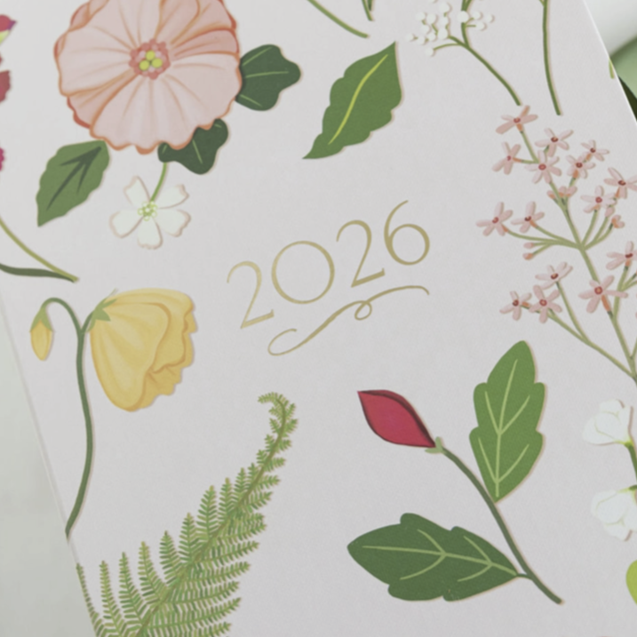 2026 Karen Adams Boxed Desk Calendar