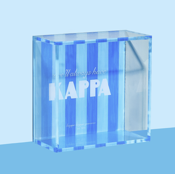 Striped Sorority Trinket Tray