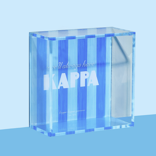 Striped Sorority Trinket Tray