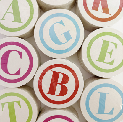 Initial Paper Coasters (Set of 50)