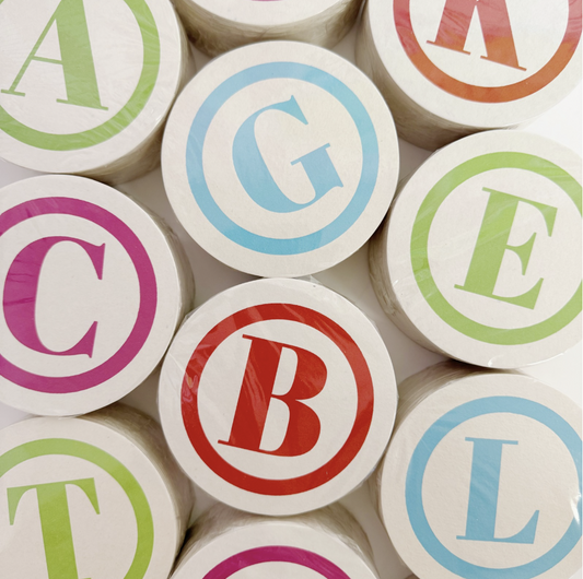 Initial Paper Coasters (Set of 50)