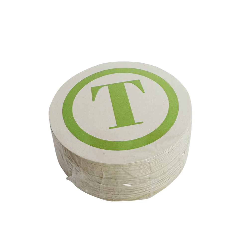 Initial Paper Coasters (Set of 50)