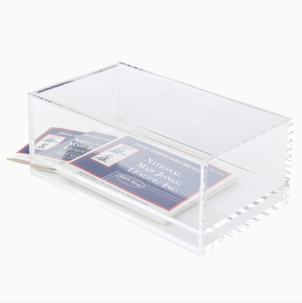 Personalized Acrylic Mahjong Tile Box