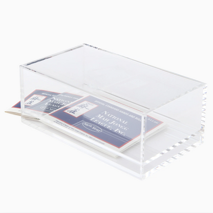 Personalized Acrylic Mahjong Tile Box