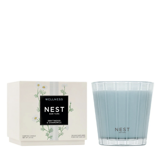 Nest 3-Wick Driftwood & Chamomile Candle (21.2 oz)