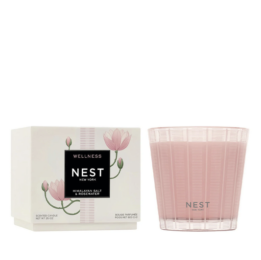 Nest 3-Wick Himalayan Salt & Rosewater Candle (21.2 oz)