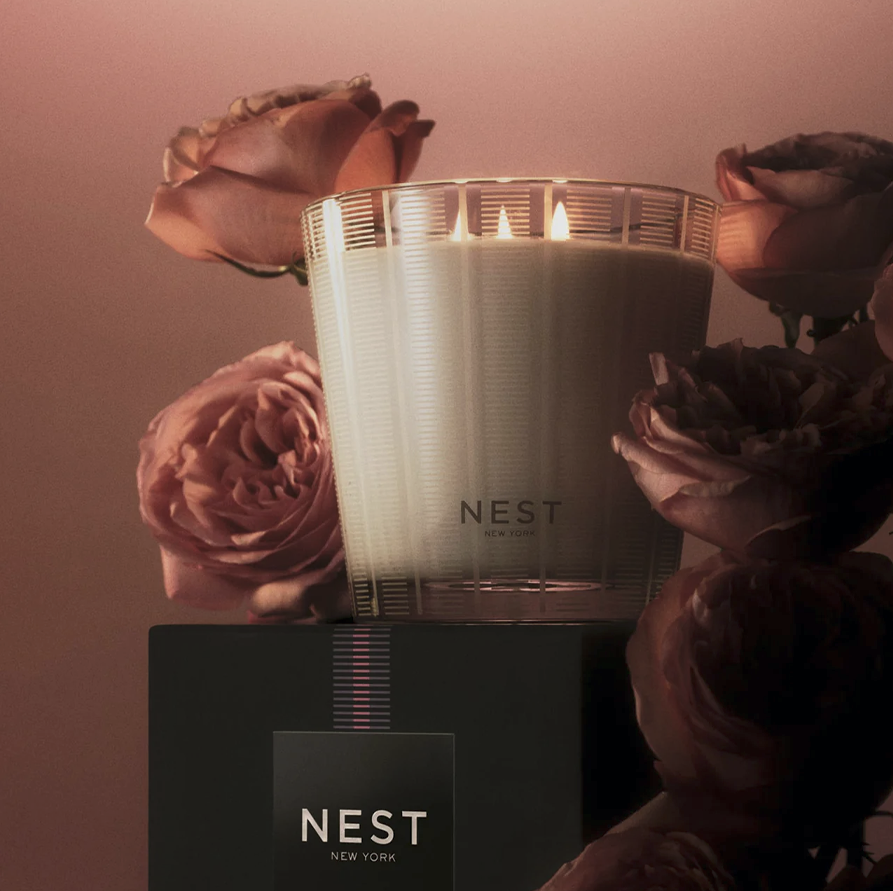 Nest 3-Wick Rose Noir & Oud Candle (21.2 oz)