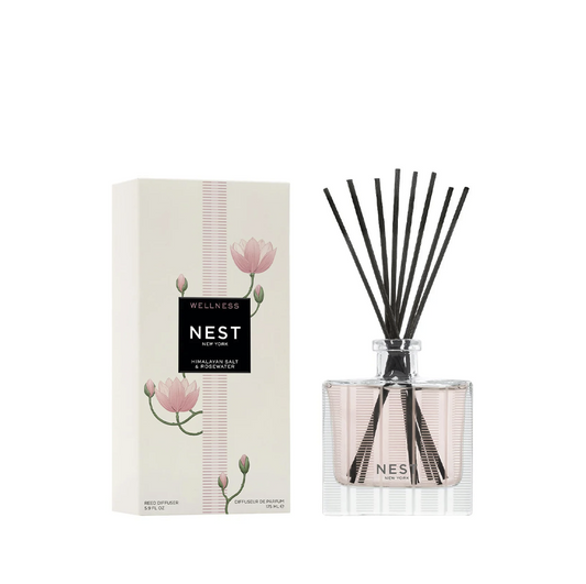 Nest Himalayan Salt & Rosewater Reed Diffuser