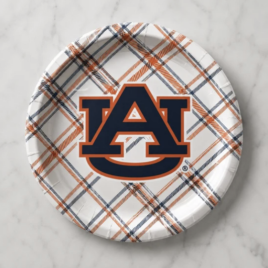 Auburn Paper Dinner Plates