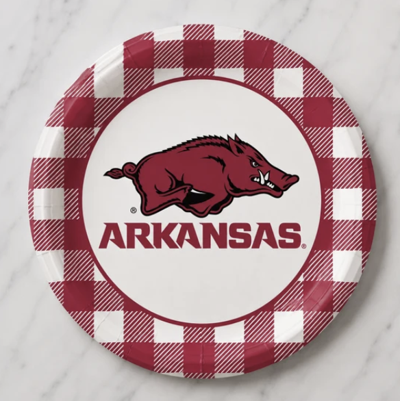 Arkansas Paper Dinner Plates