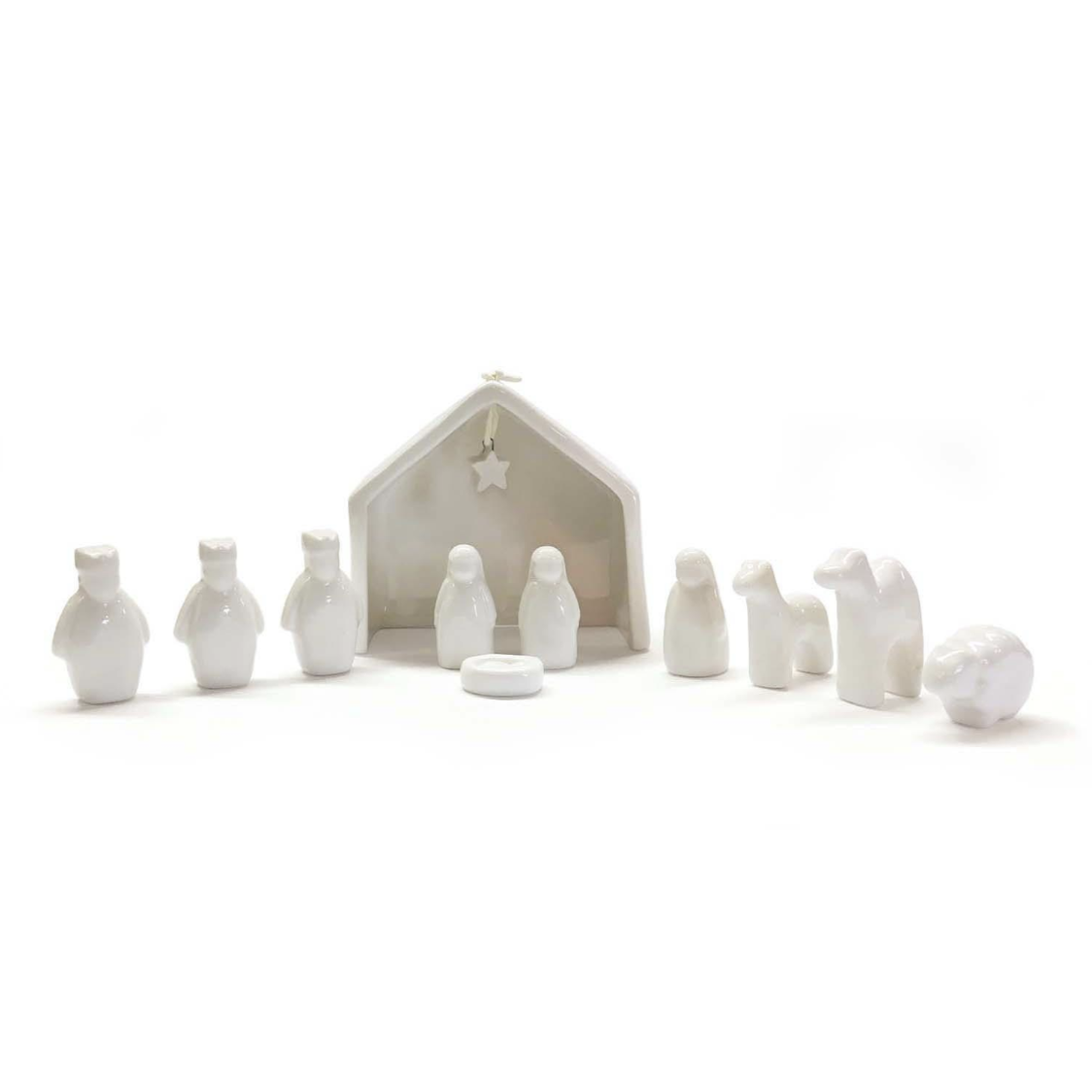 Mini Ceramic Nativity Set
