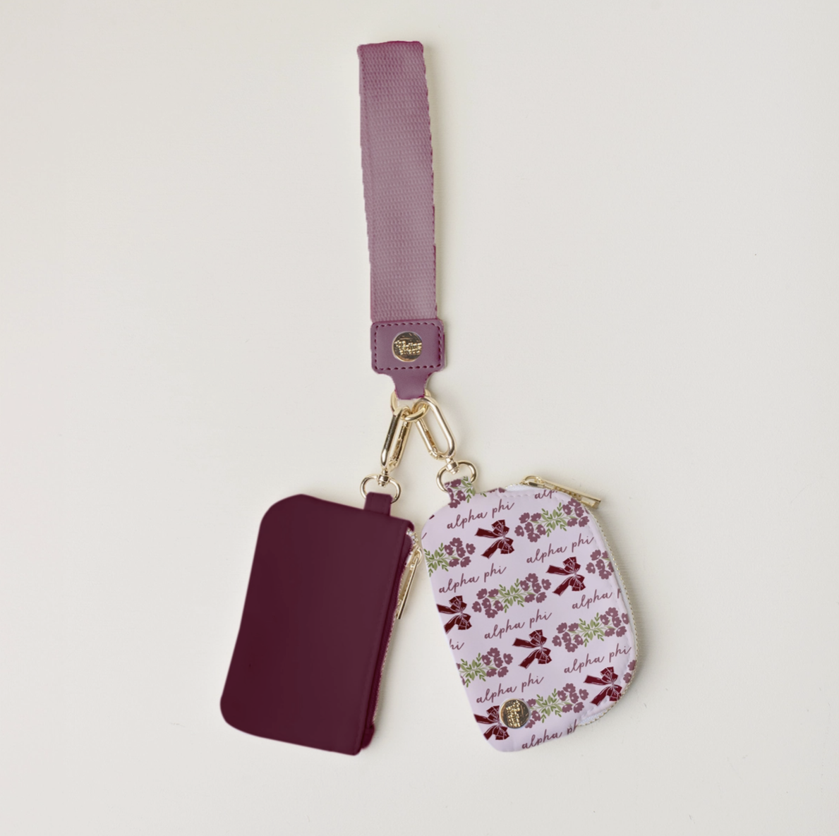 Sorority Dynamic Duo Pouch Wristlet