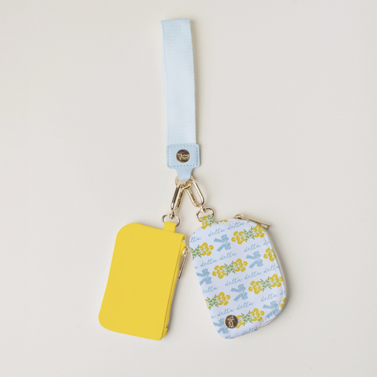 Sorority Dynamic Duo Pouch Wristlet