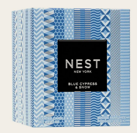Nest 8.1oz Blue Cypress & Snow Candle